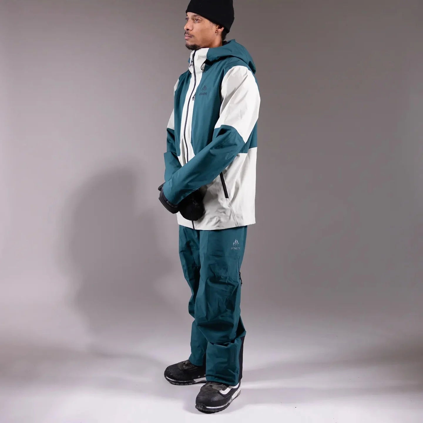 Snow Jacket JONES Mountain Surf Shell Jacket- Mens, Grey 2025