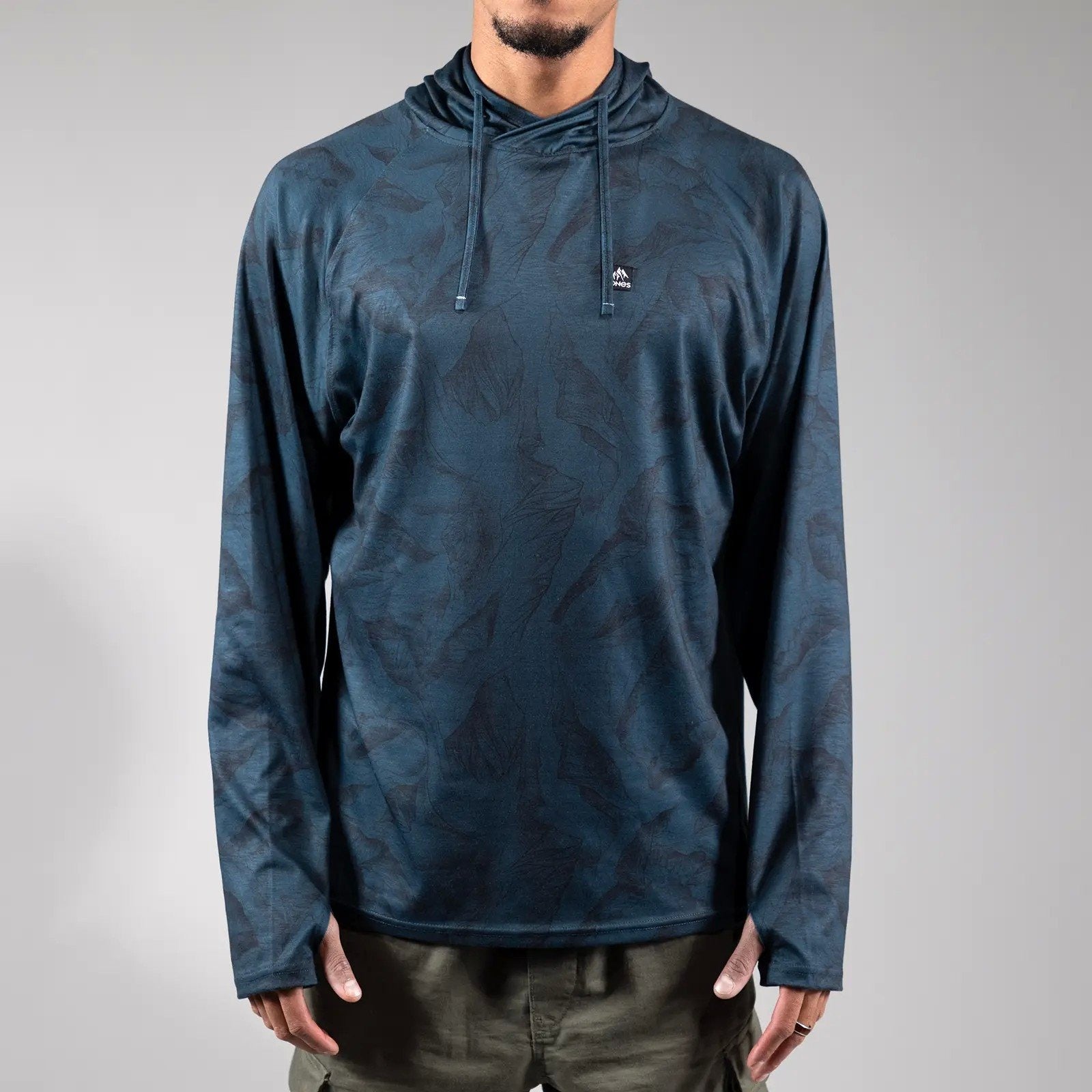 JONES Men's Shastarama Recycled Tech Hoodie- Pacific Teal
