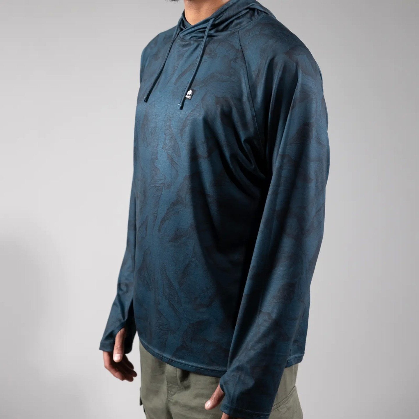 JONES Men's Shastarama Recycled Tech Hoodie- Pacific Teal