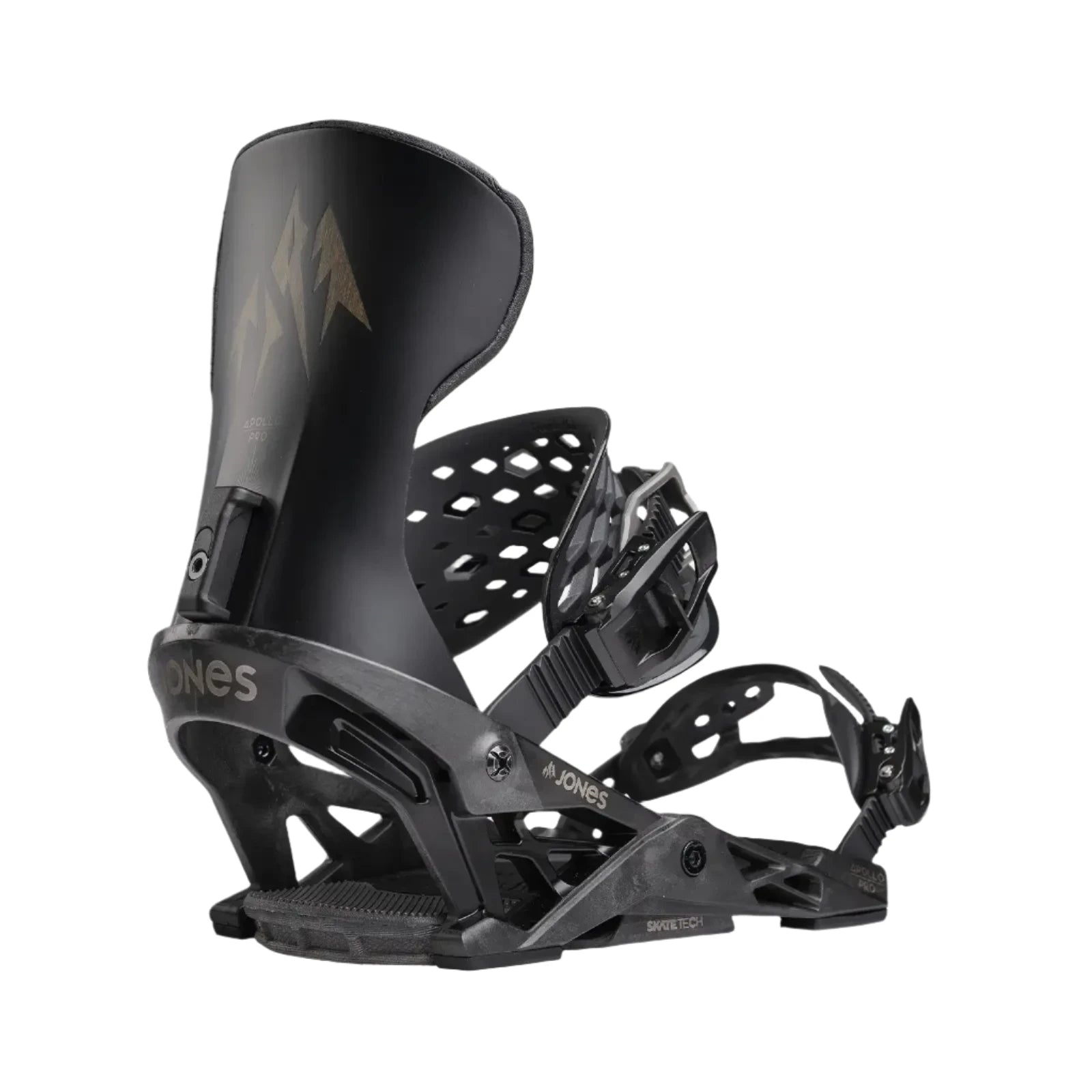 Snowboard Binding JONES Apollo Pro Mens-Stealth 2025