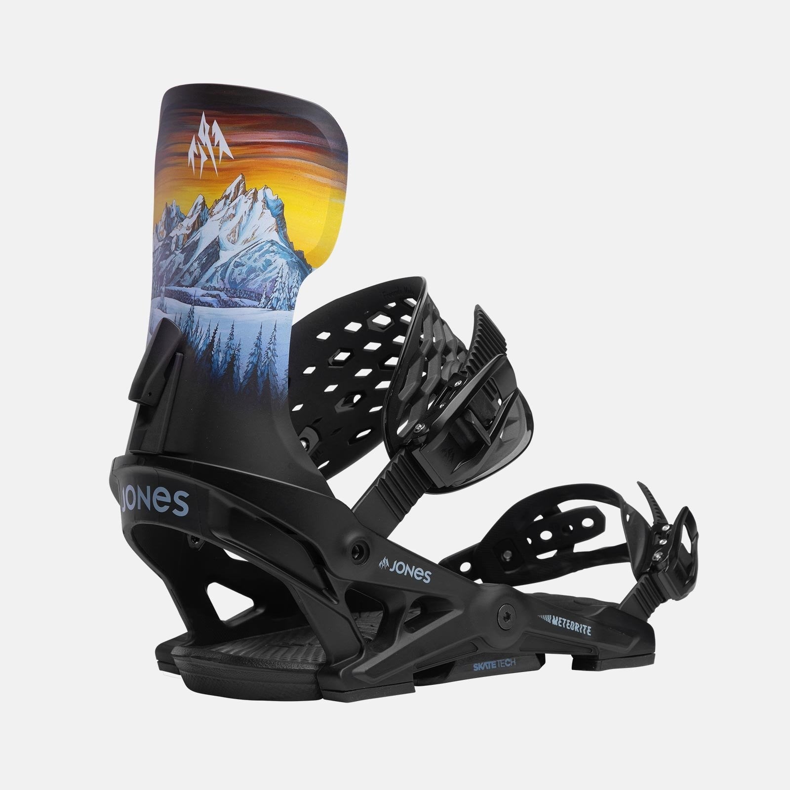 Snowboard Binding JONES METEORITE -Black Art