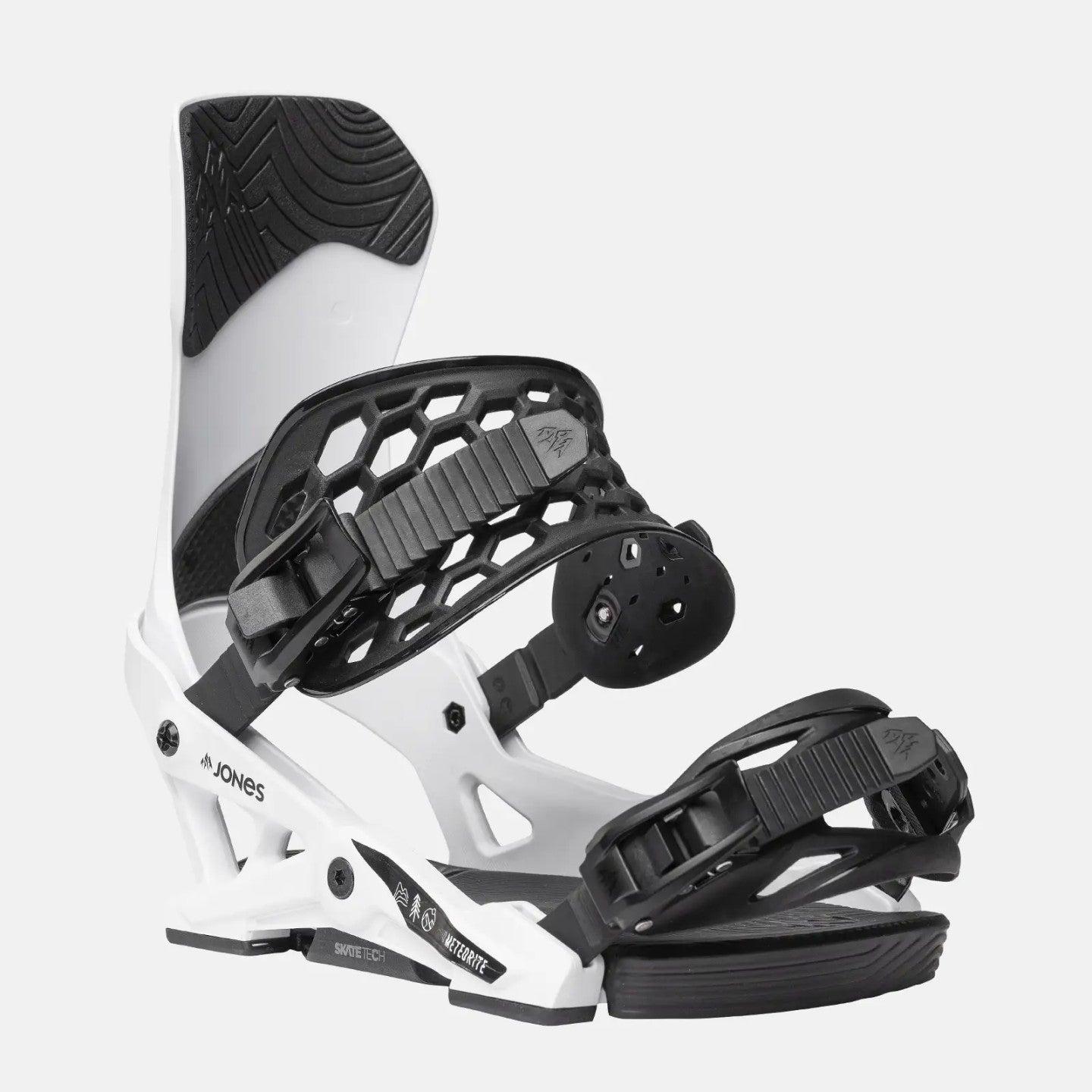 Snowboard Binding JONES Meteorite Mens-Snow White 2025