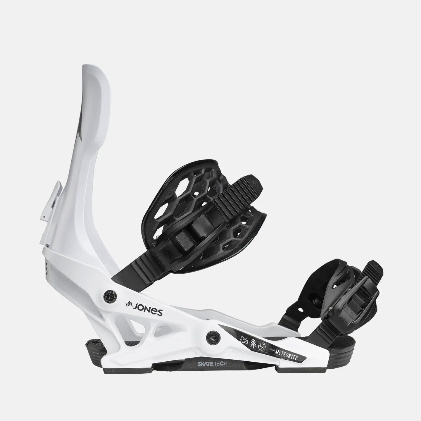 Snowboard Binding JONES Meteorite Mens-Snow White 2025