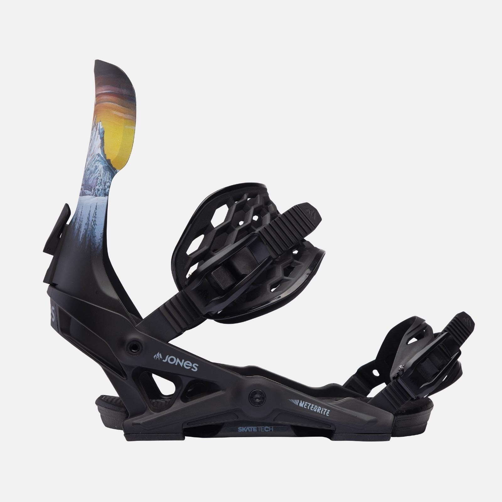 Snowboard Binding JONES METEORITE -Black Art