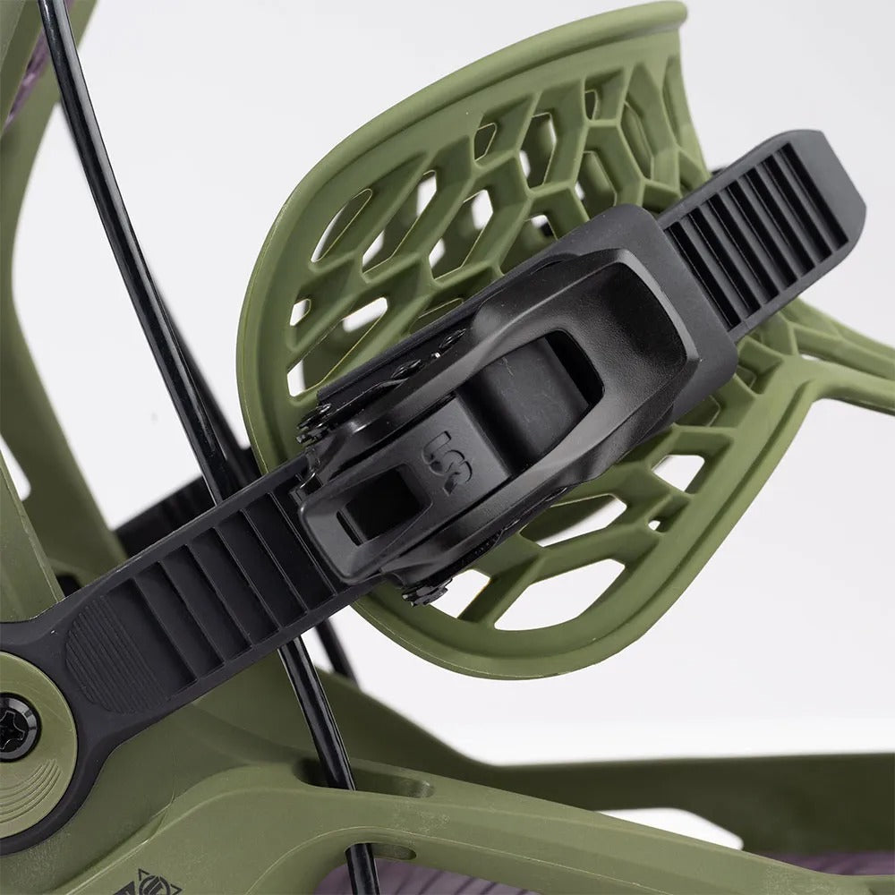 Snowboard Bindings FLOW FENIX- Green 2025