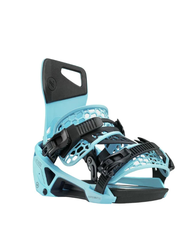 Snowboard Bindings SUPERMATIC Escape Cyan NIDECKER NEW 2026