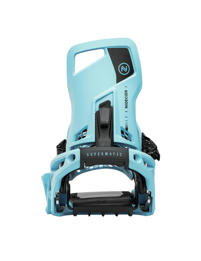Snowboard Bindings SUPERMATIC Escape Cyan NIDECKER NEW 2026