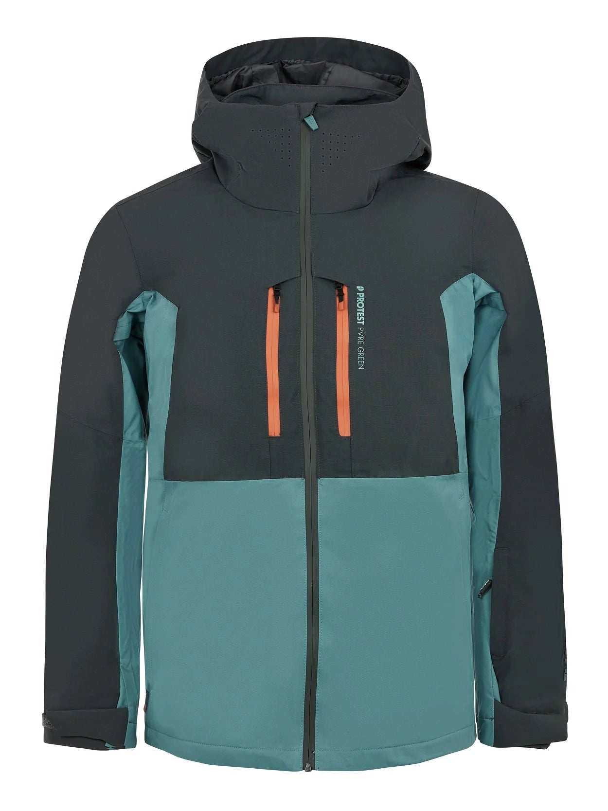 Snow Jacket PROTEST BARENT Mens Jacket - Atlantic Green