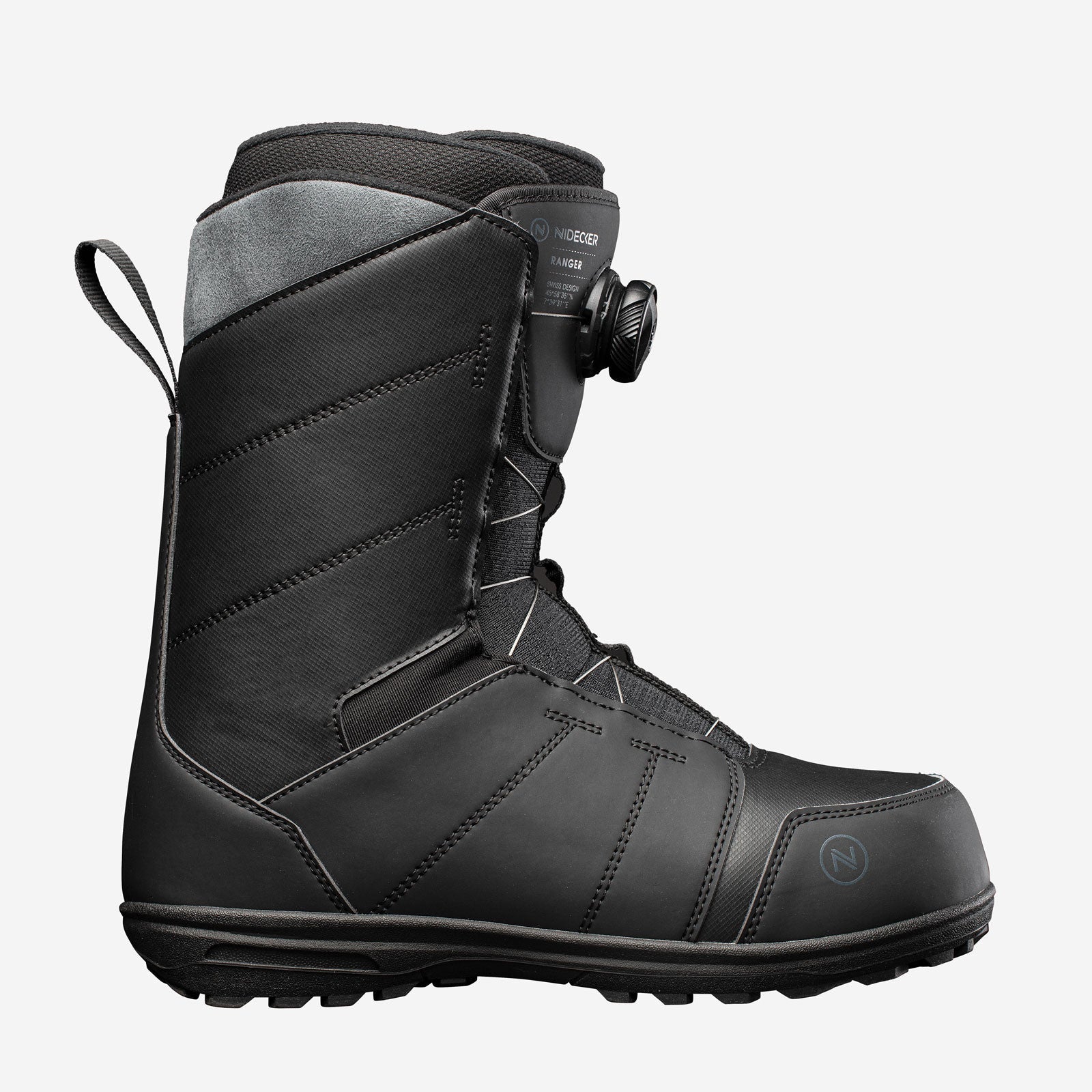 Snowboard Boots RANGER NIDECKER, Mens- Black