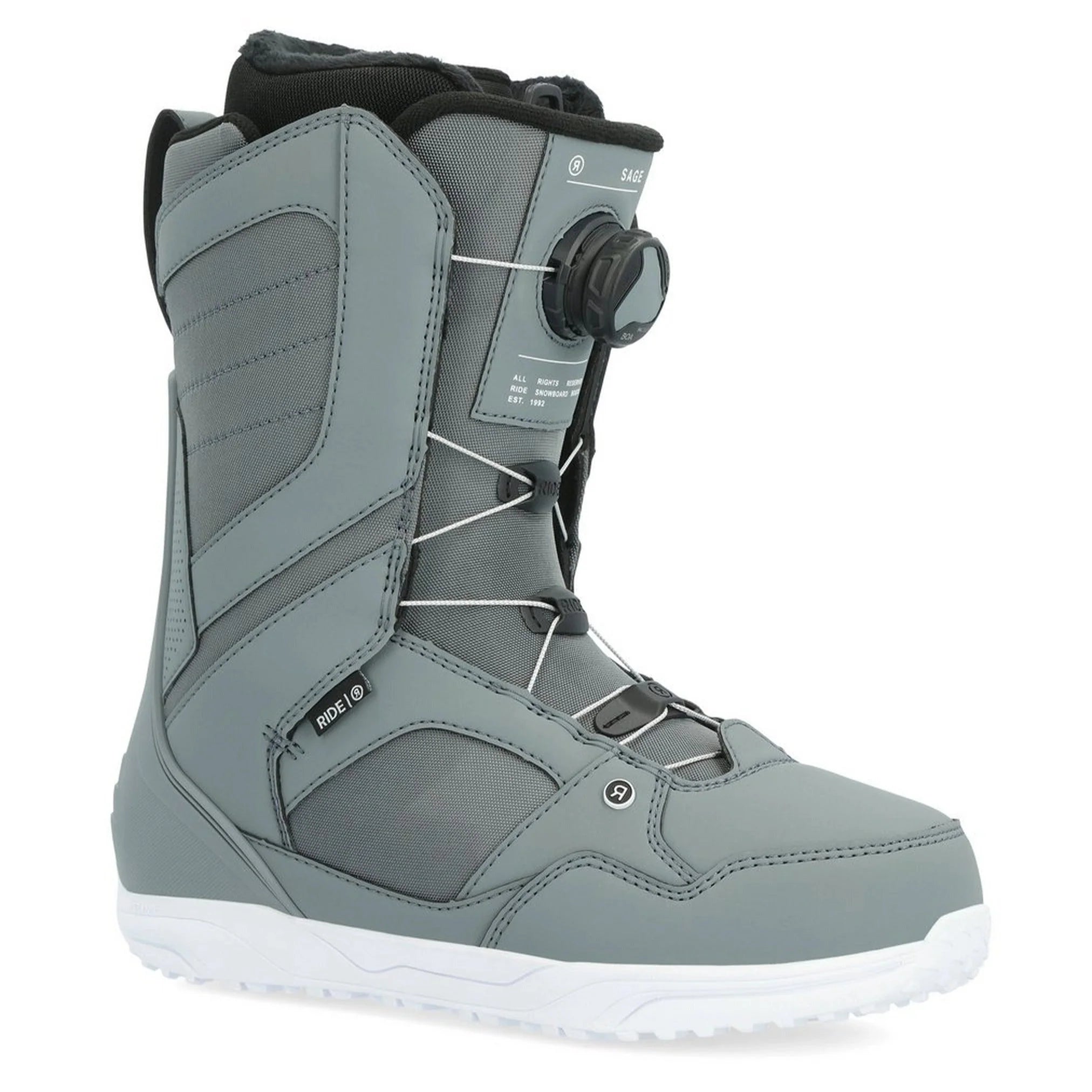 Snowboard Boots RIDE Sage Boa, Womens -Slate, 2025