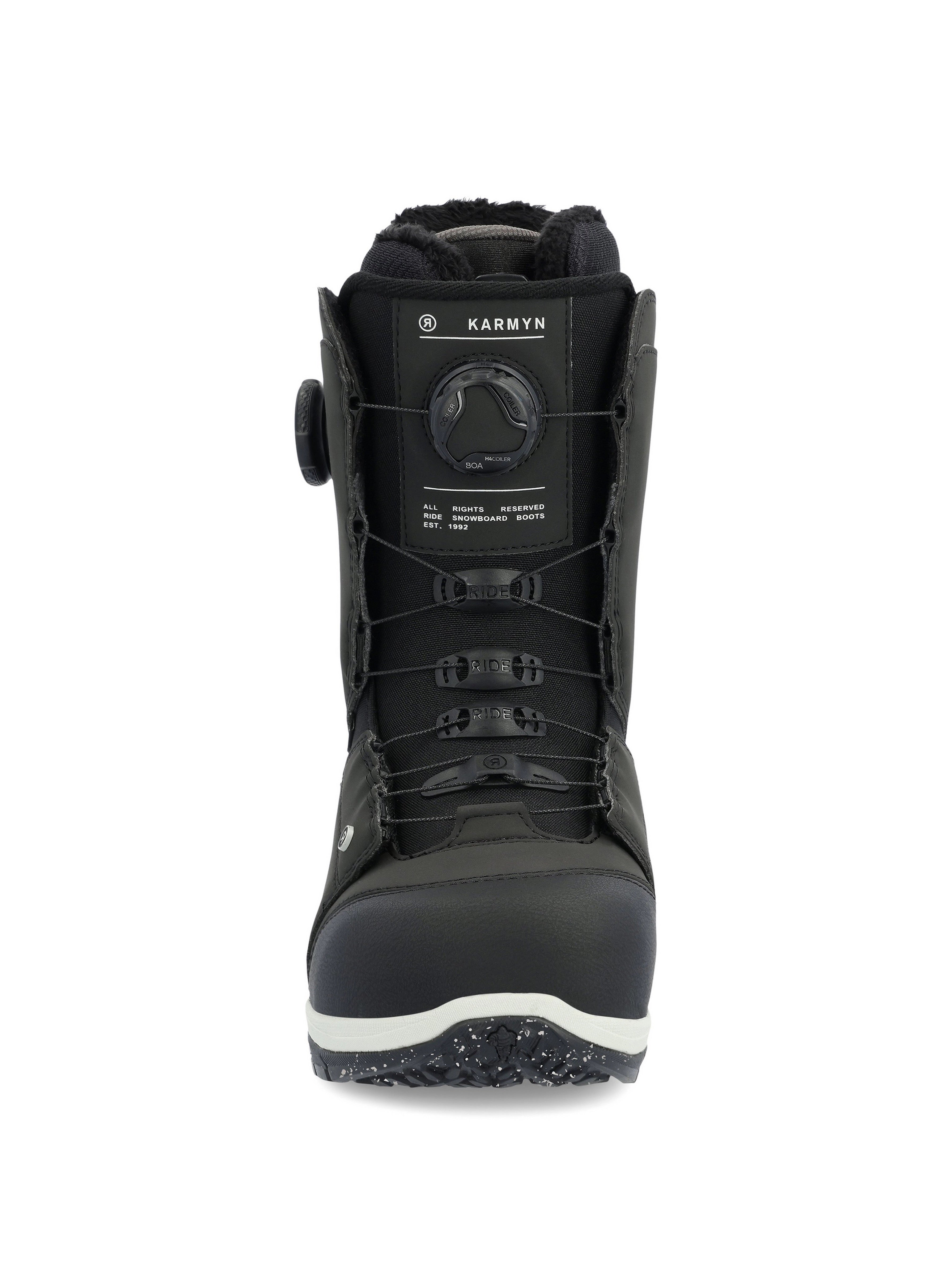 Snowboard Boots RIDE KARMYN ZONAL Double Boa, Womens- Black