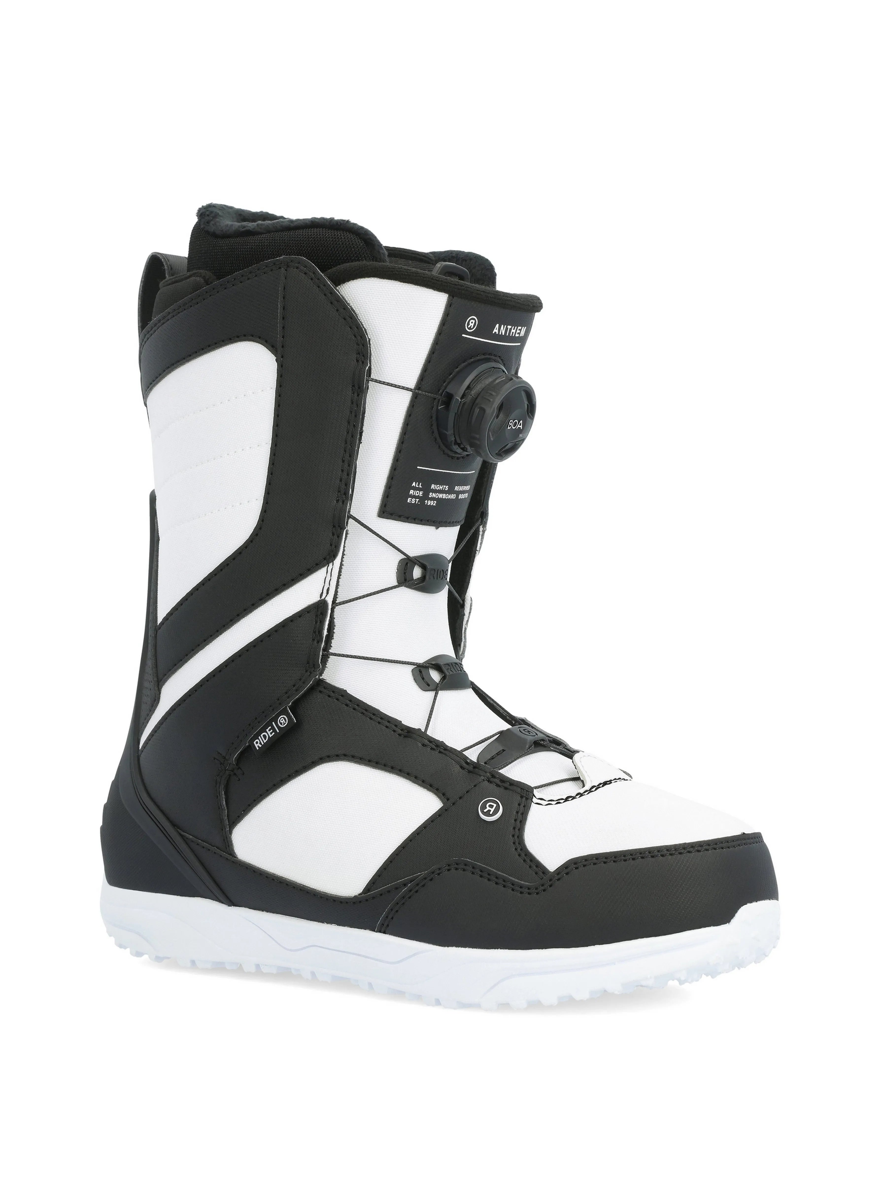 Snowboard Boots RIDE Anthem Boa - White 2025