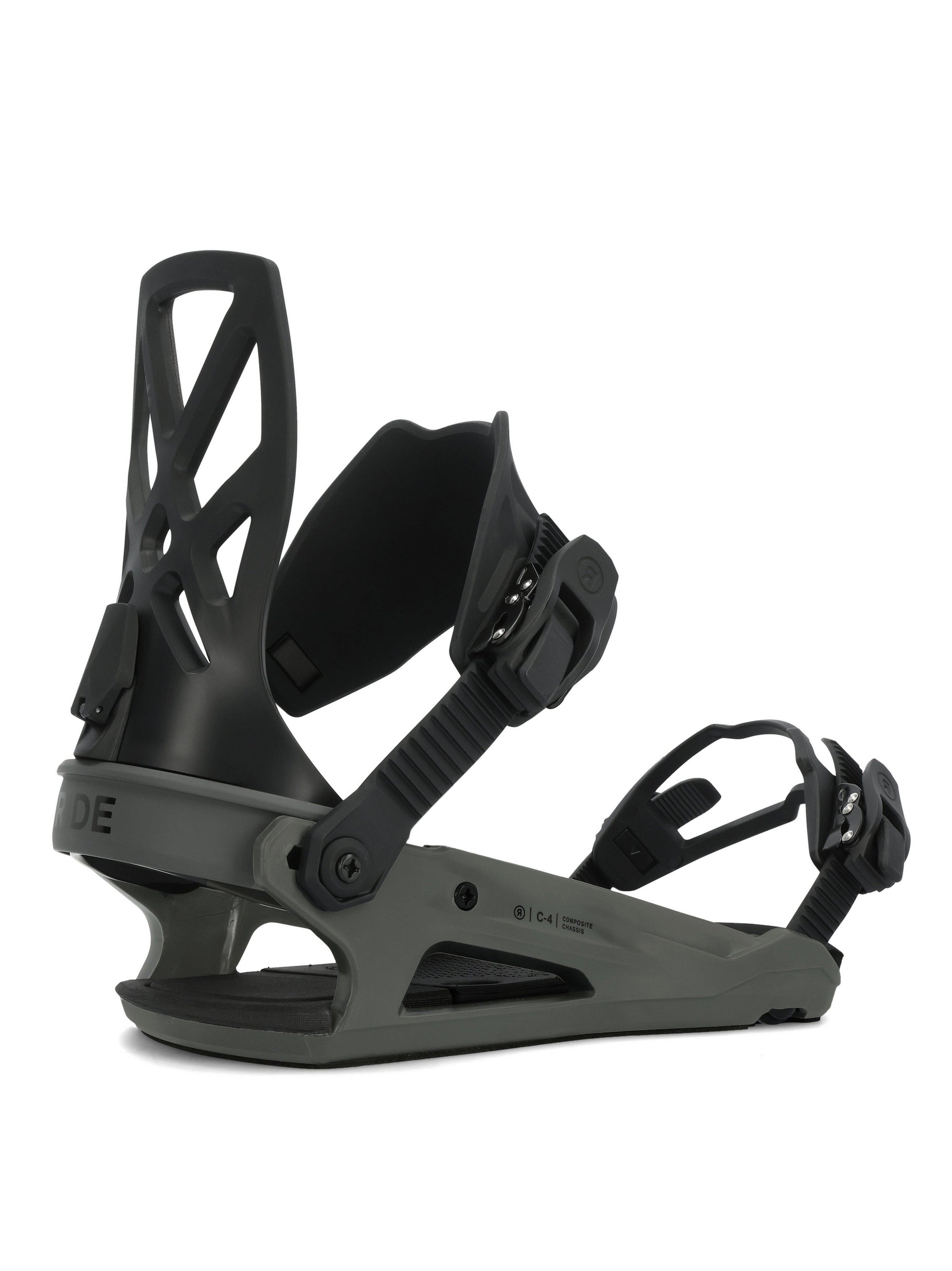 Snowboard Bindings RIDE C-4 2025, Black