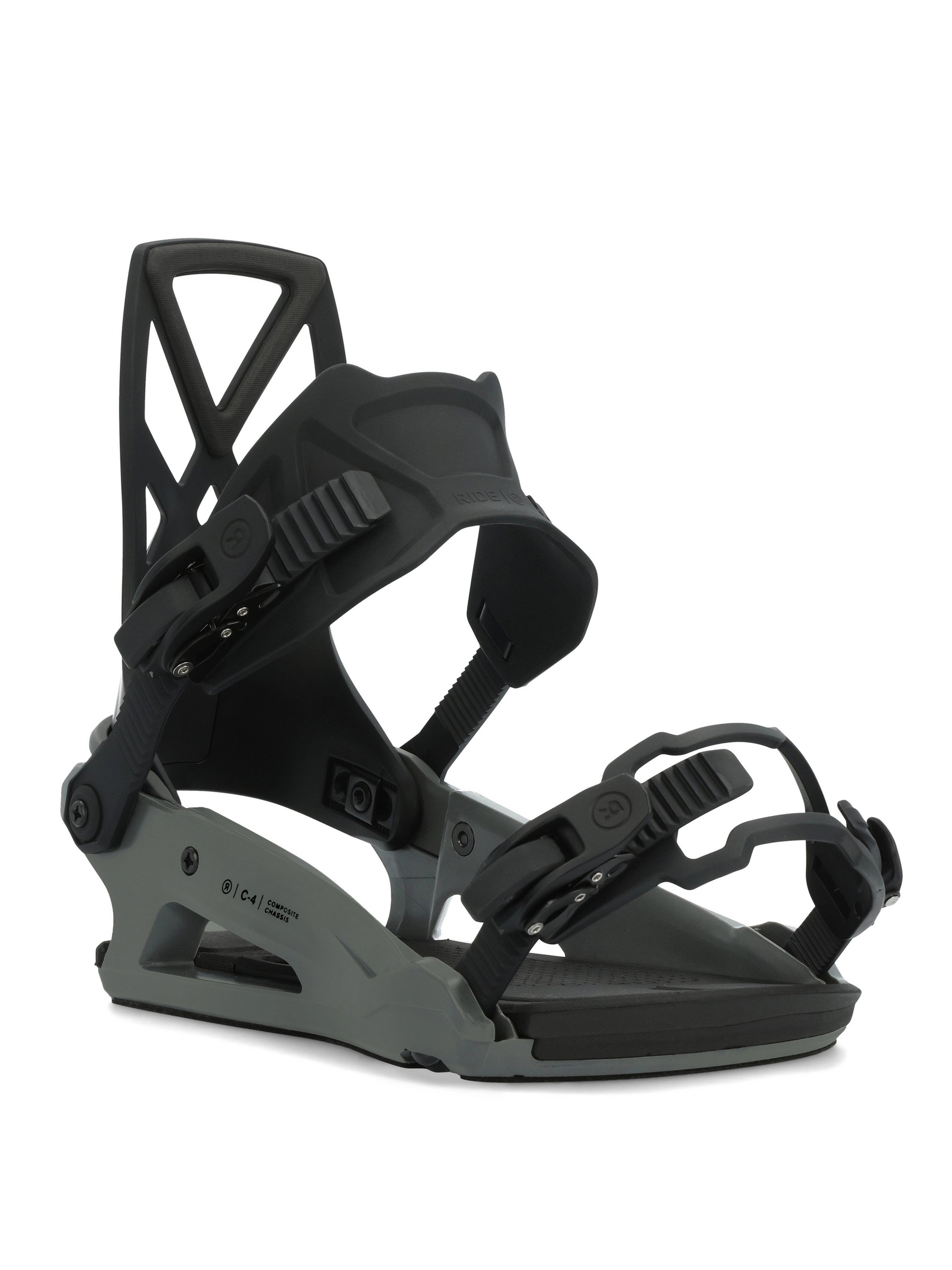 Snowboard Bindings RIDE C-4 2025, Black
