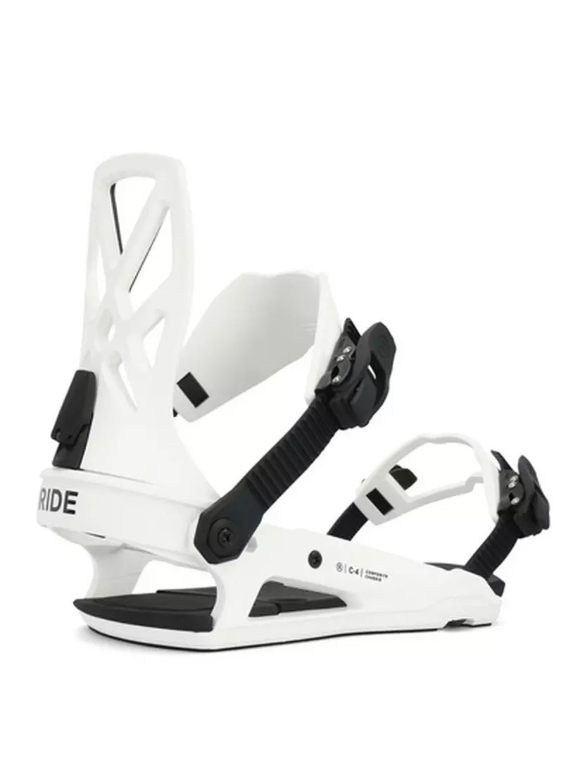 Snowboard Bindings C-4 RIDE- White 2025