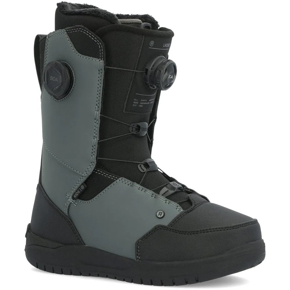 Snowboard Boots RIDE LASSO BOA, Mens-Grey 2025