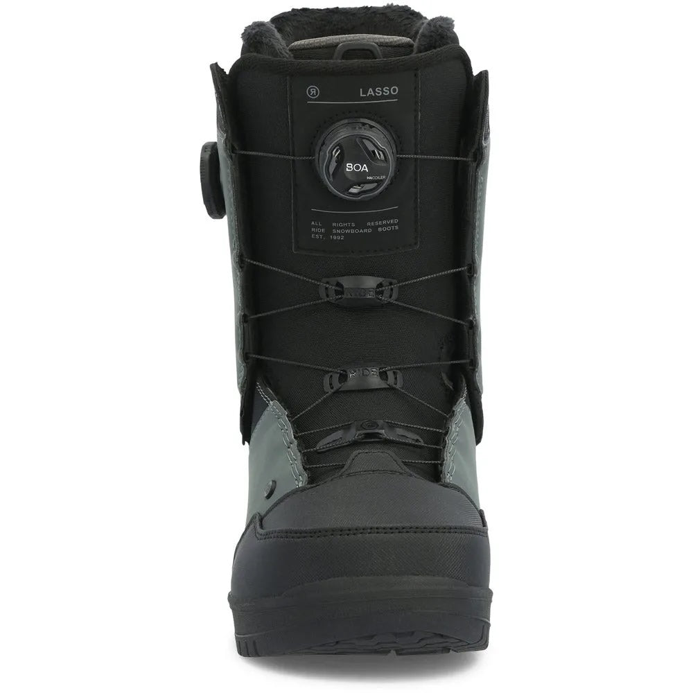 Snowboard Boots RIDE LASSO BOA, Mens-Grey 2025