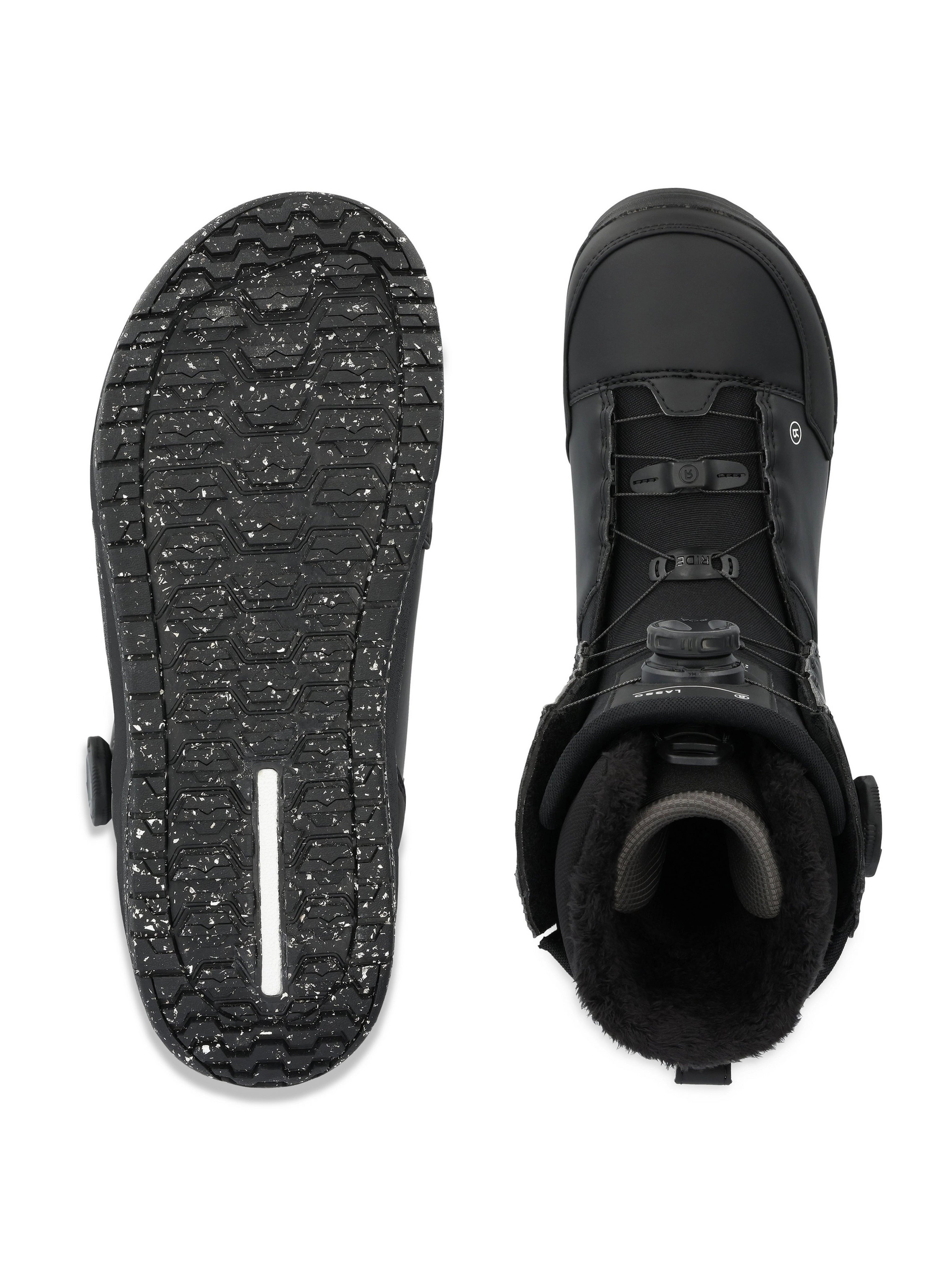 Snowboard Boots RIDE LASSO BOA, Black/White 2025