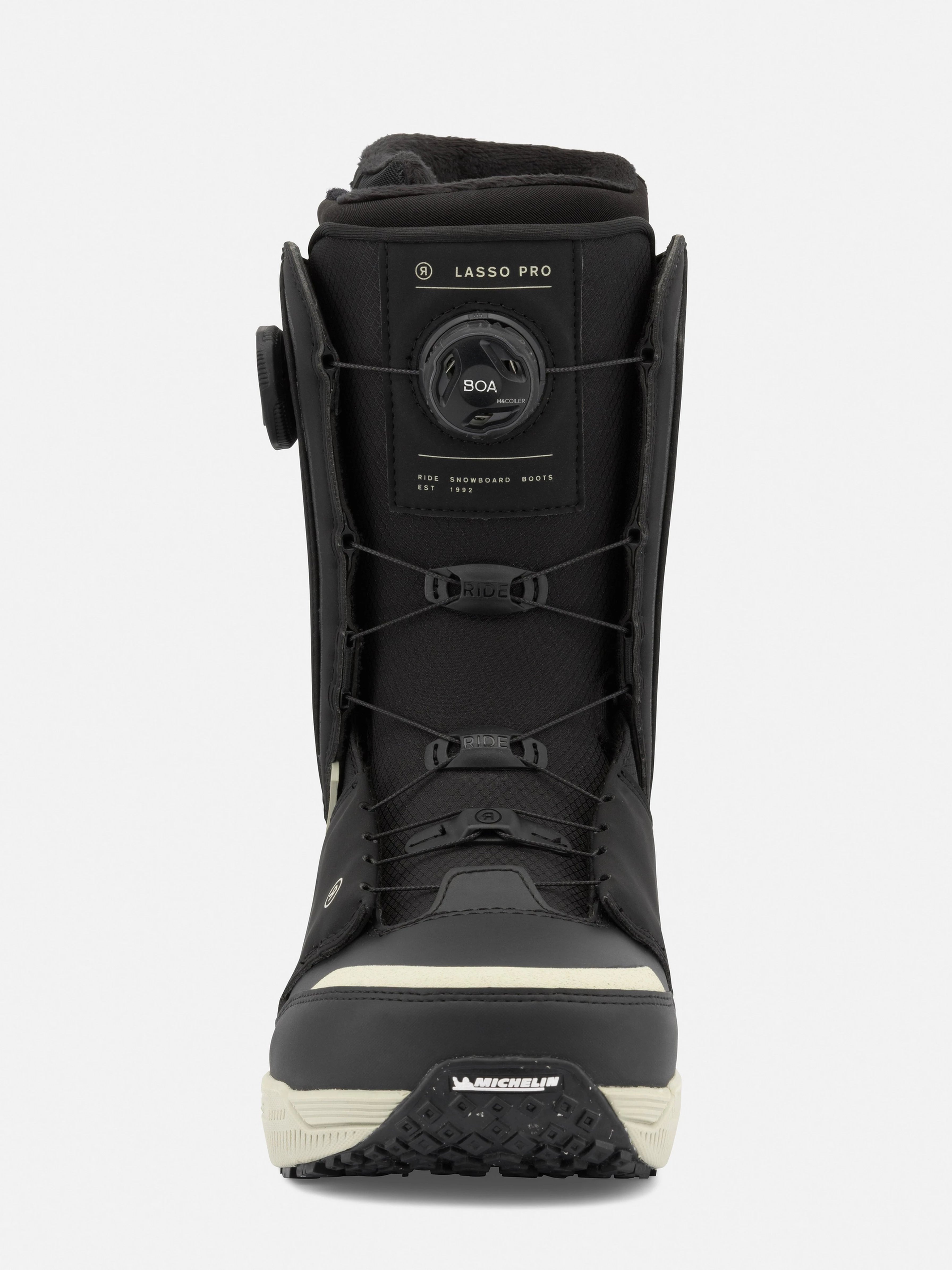 Snowboard Boots RIDE LASSO PRO, Double Boa, Black 2026