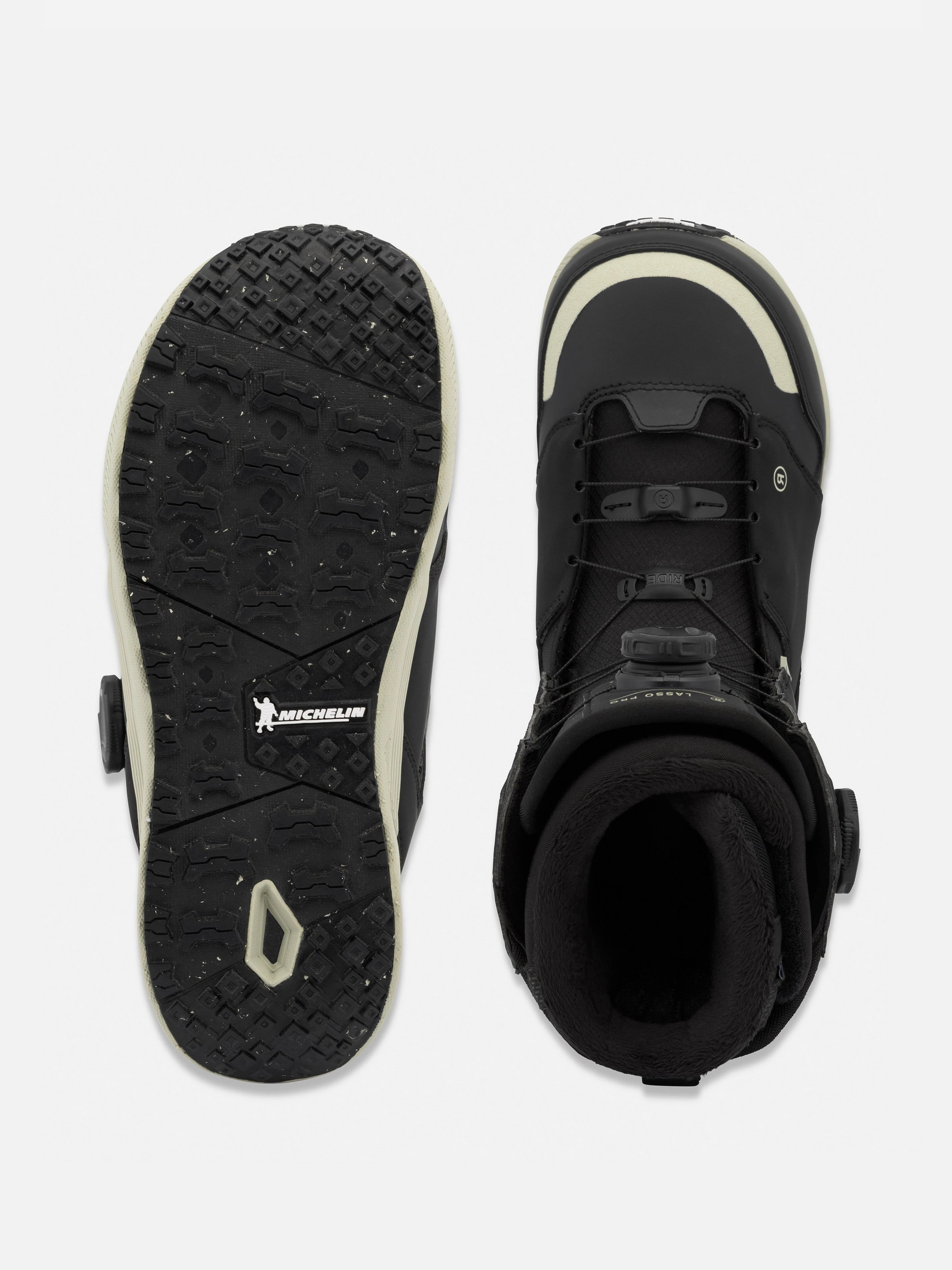 Snowboard Boots RIDE LASSO PRO, Double Boa, Black 2026