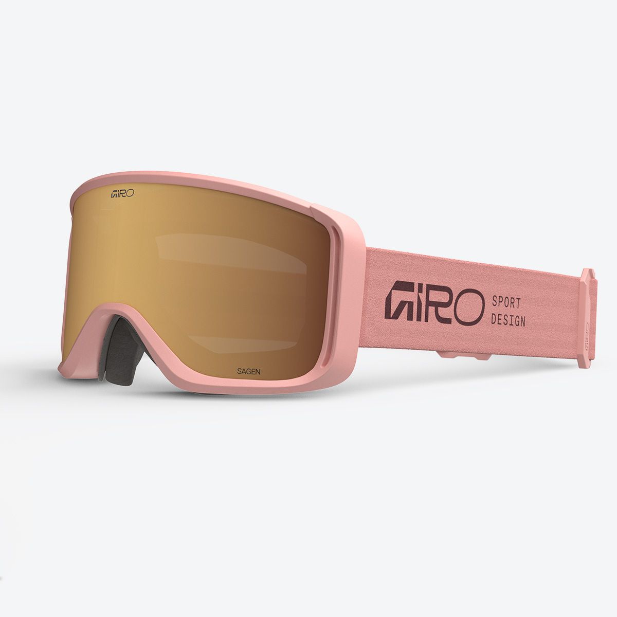 Snow Goggles SAGEN GIRO Stacked Petal / Amber Gold + Yellow Lenses (2 x lenses)
