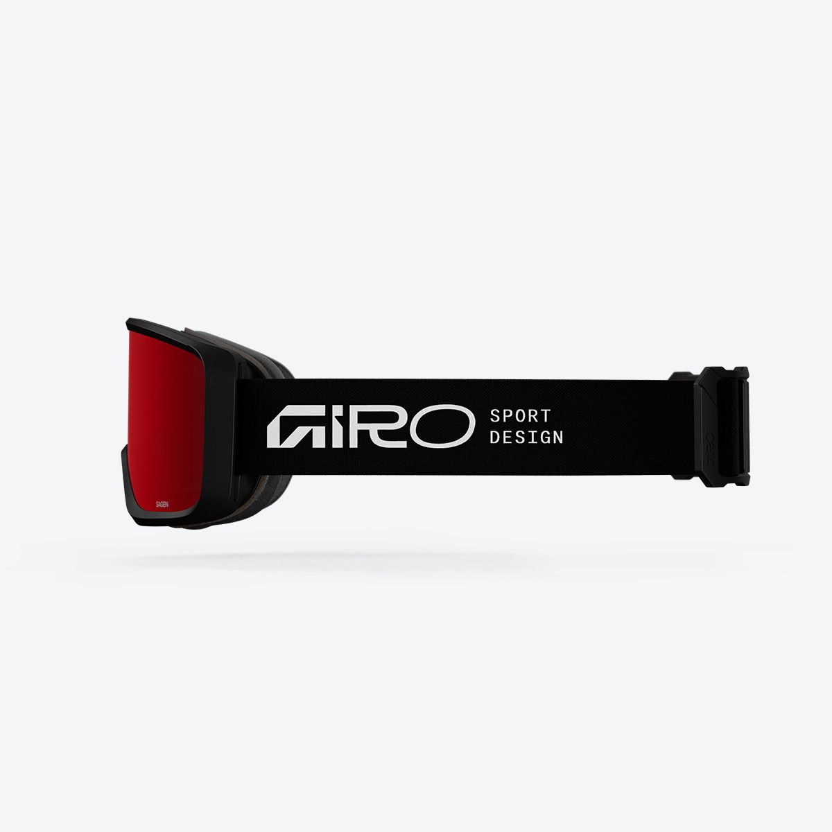 Snow Goggles SAGEN GIRO Stacked Black / Amber Scarlet + Yellow Lenses (2 x lenses)