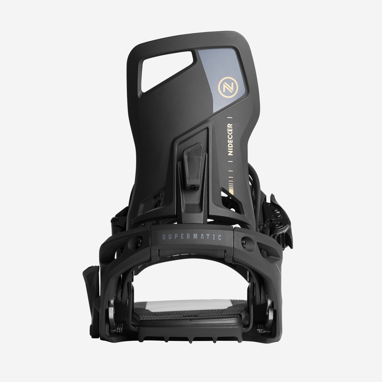 Snowboard Bindings Nidecker SUPERMATIC Black - NEW 2026