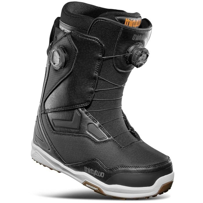 Snowboard Boots THIRTYTWO TM-2 Double Boa, Wide- Black/White/Gum- 2025