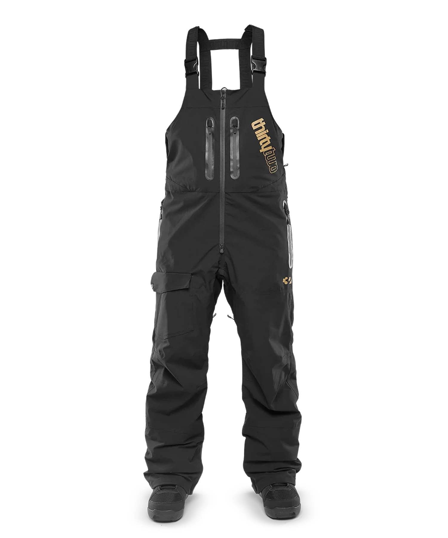 Snow Bib & Brace THIRTYTWO Deep Creek Bib-Black 2025