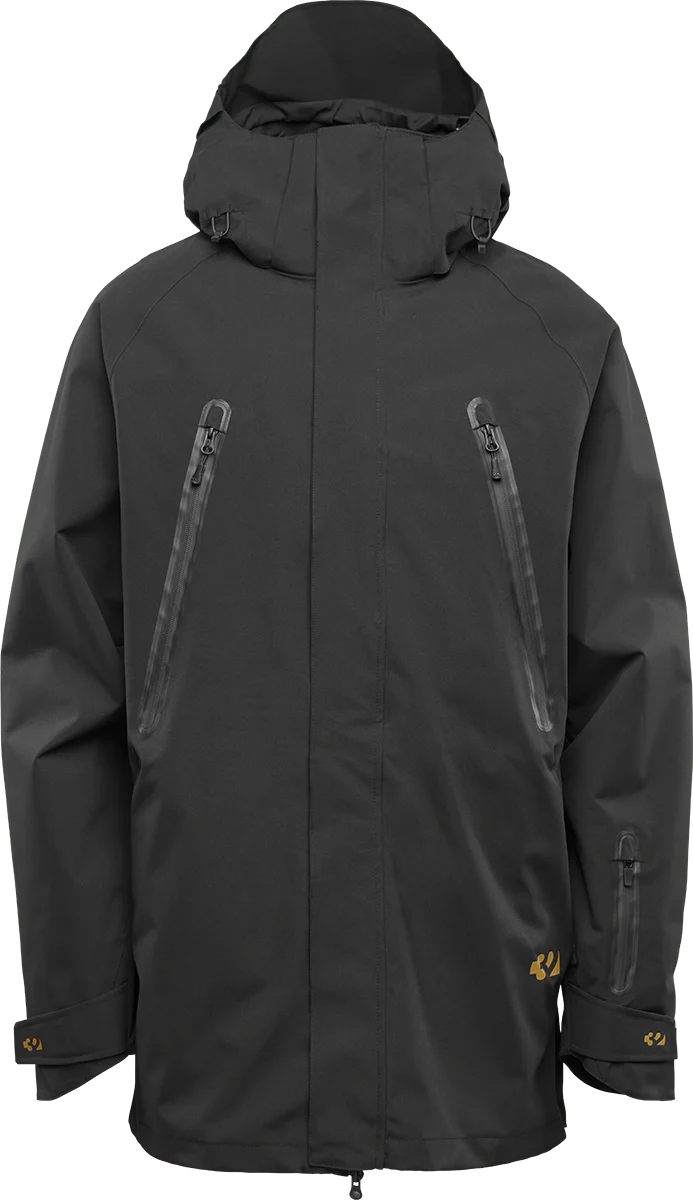 Snow Jacket THIRTYTWO  DEEP CREEK Mens Parka, Black 2025