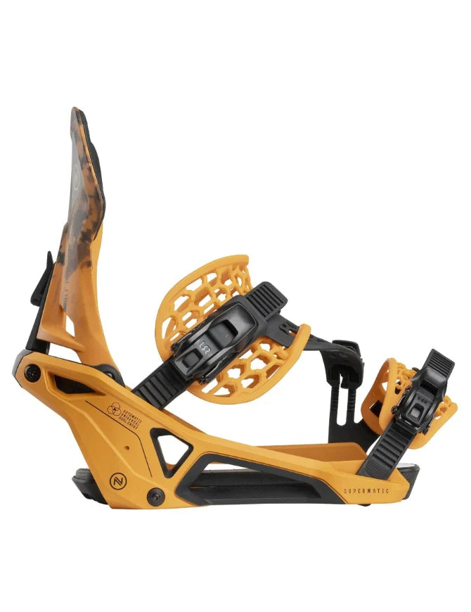 Snowboard Bindings SUPERMATIC Nidecker, Dune Orange NEW 2026