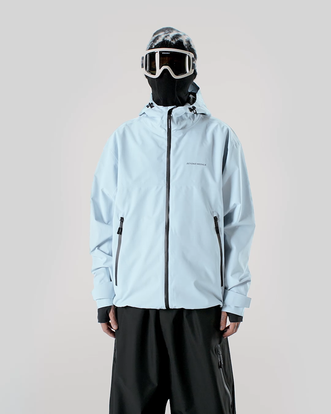 Beyond Medals Unisex Park Jacket - Light Blue