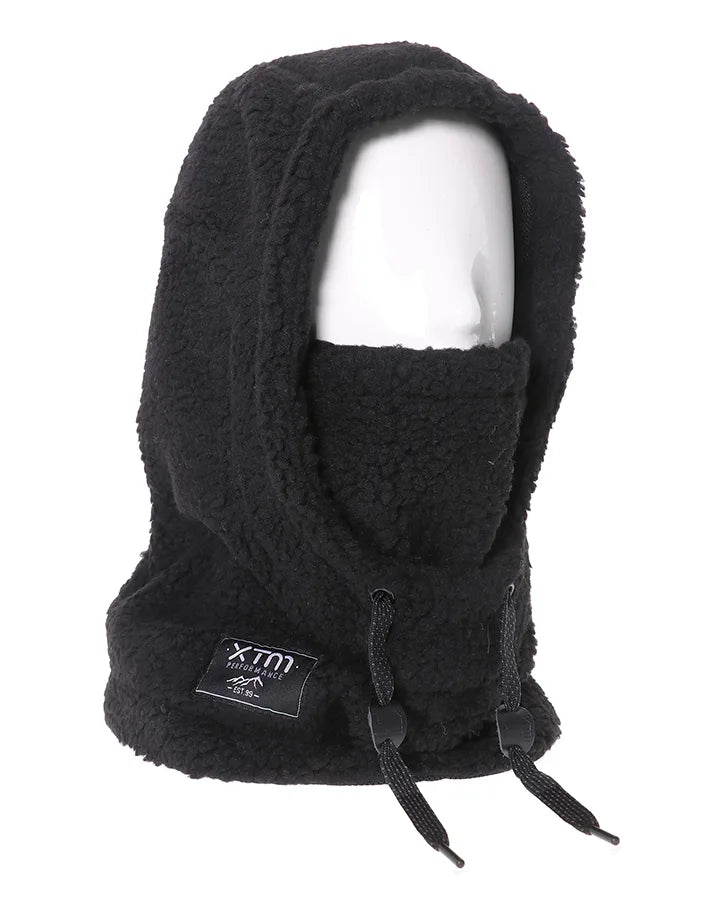 Snow XTM Kenny Sherpa Fleece Hood Balaclava - Black