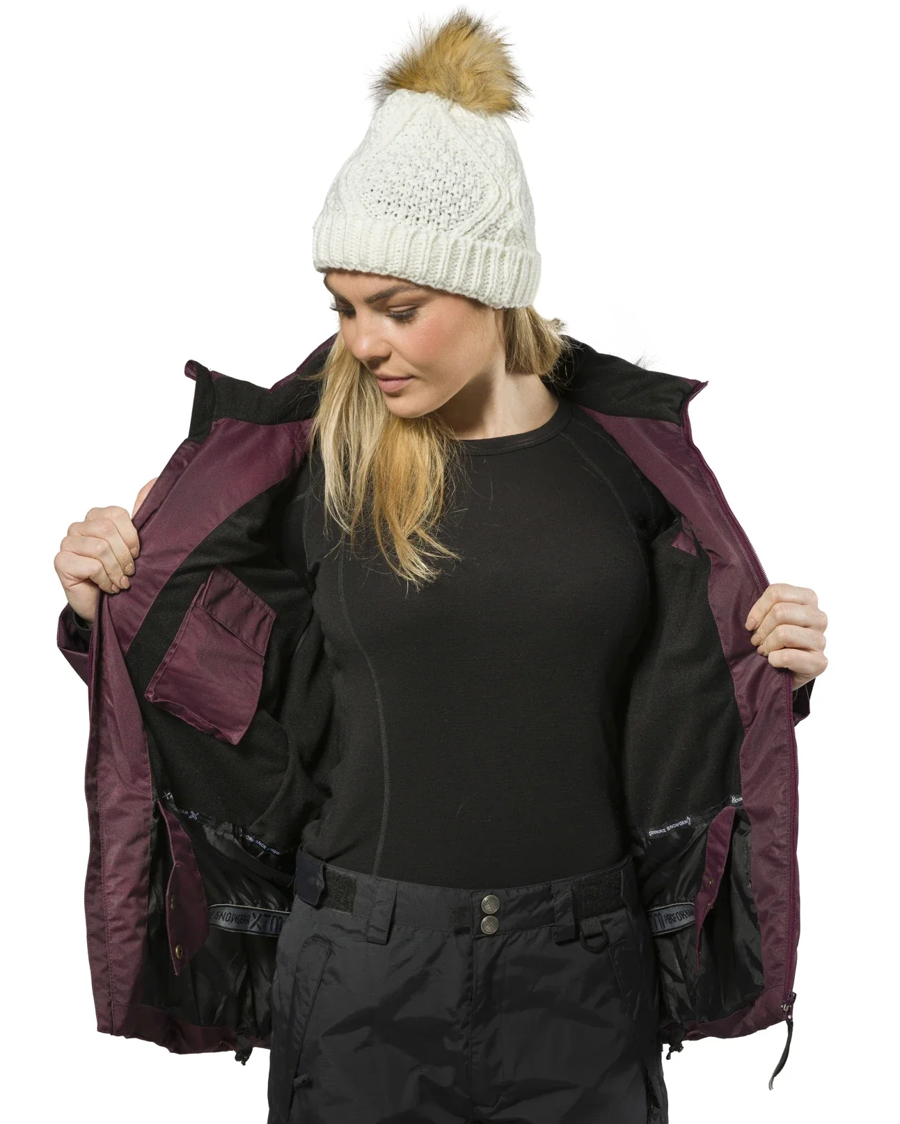 Snow Jacket XTM Pia Ladies Shiraz