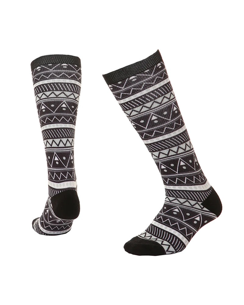 Snow Socks XTM Flash Socks Ladies - Black Tribal