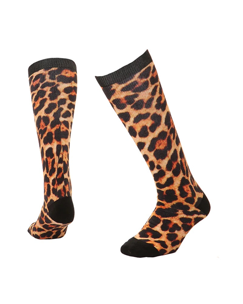 Snow Socks XTM Flash Socks Ladies - Leopard