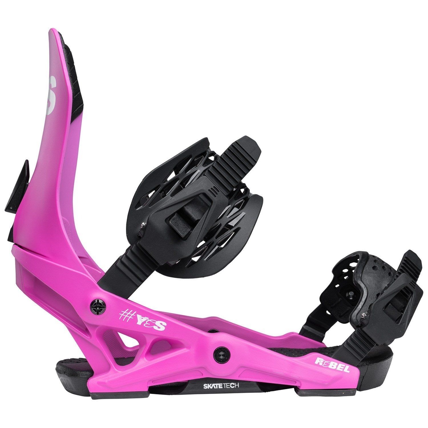 YES Rebel Women's Snowboard Bindings - Party Pink 2026