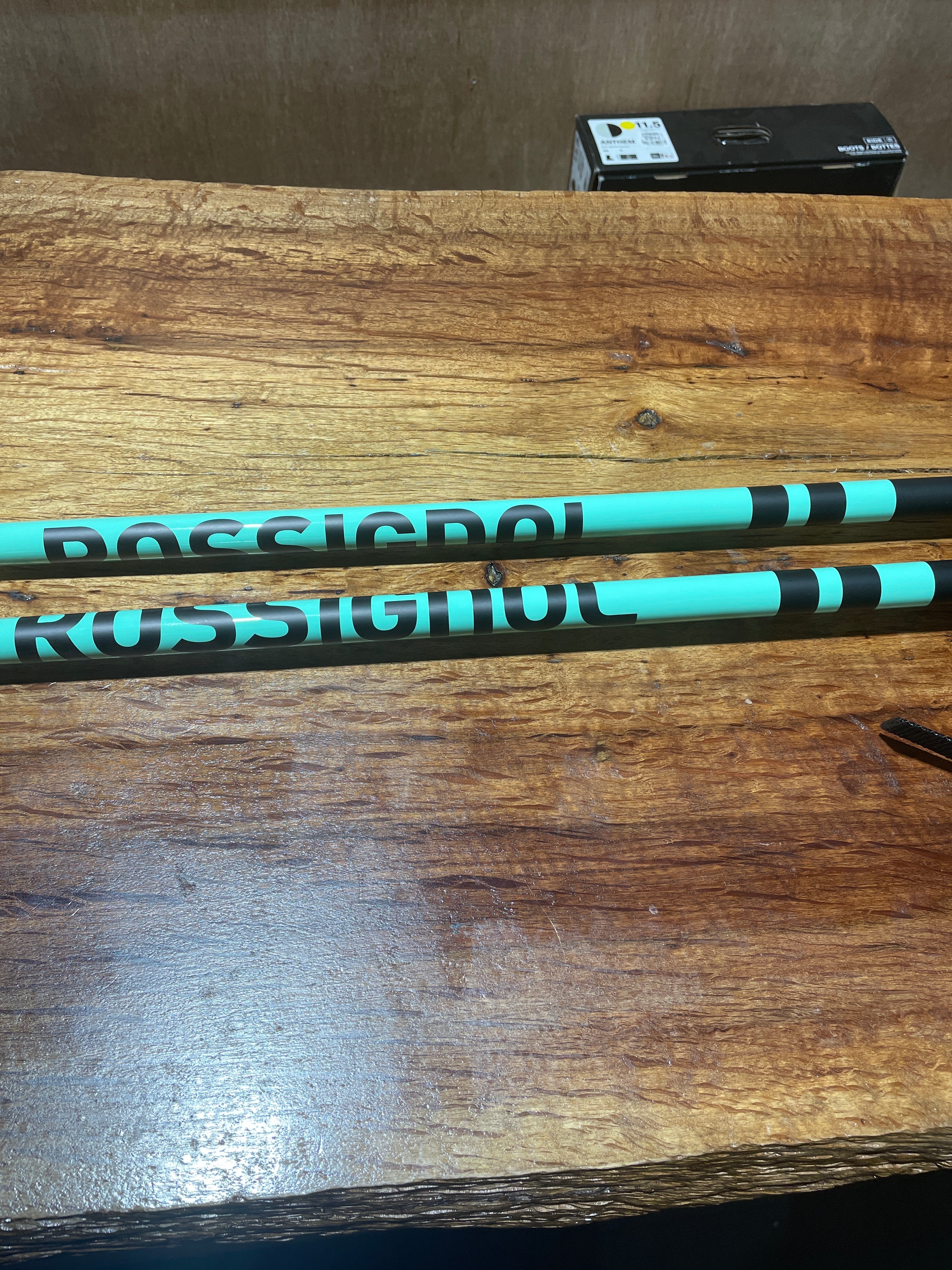 Ski Poles ROSSIGNOL Mint & Black