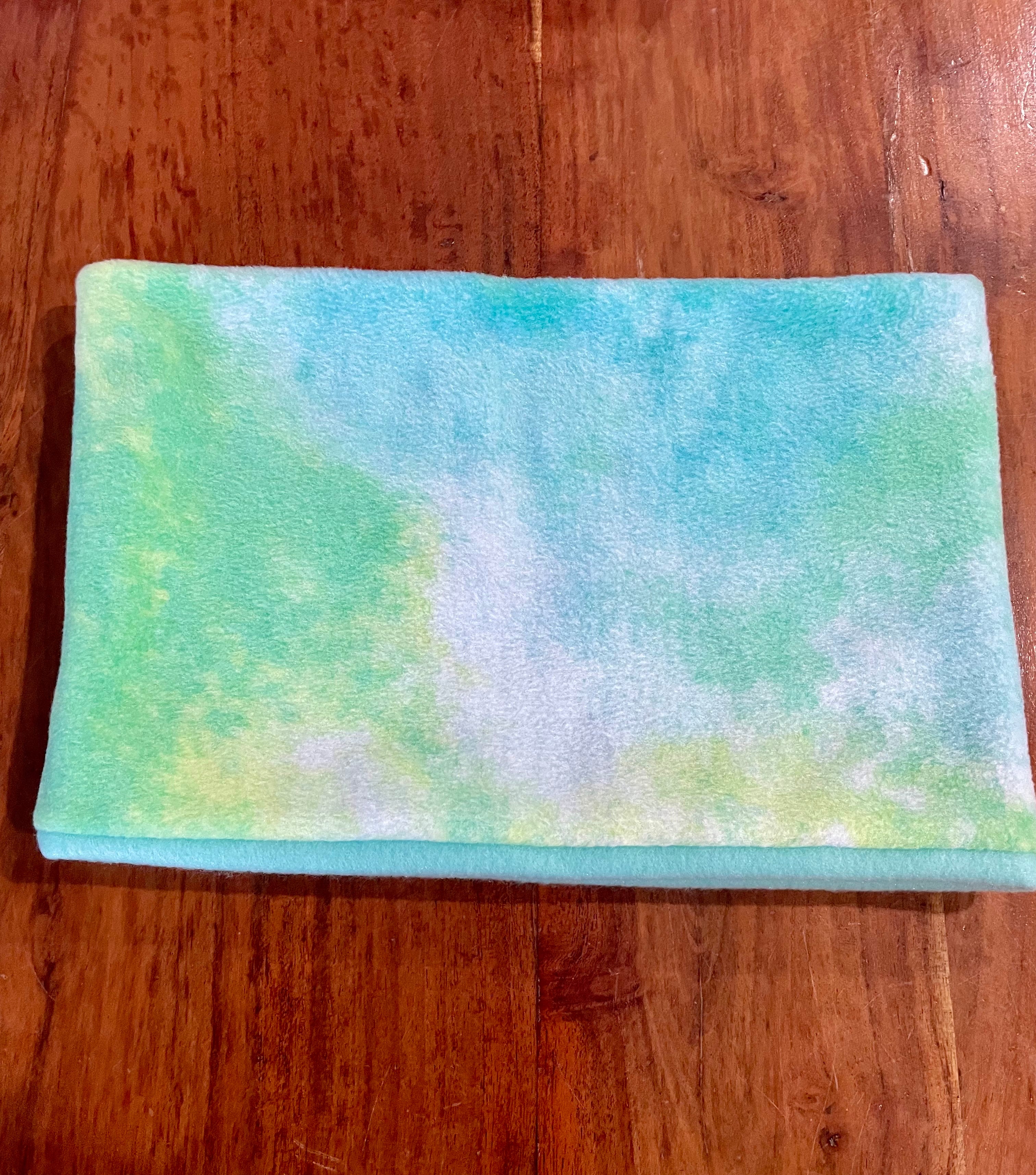 Neck Warmer Fleece- Handmade - Teals