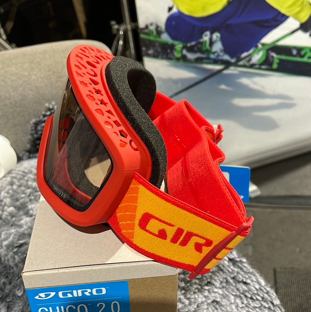 Snow Goggles CHICO 2 GIRO Red Geo Camo Kids Goggles