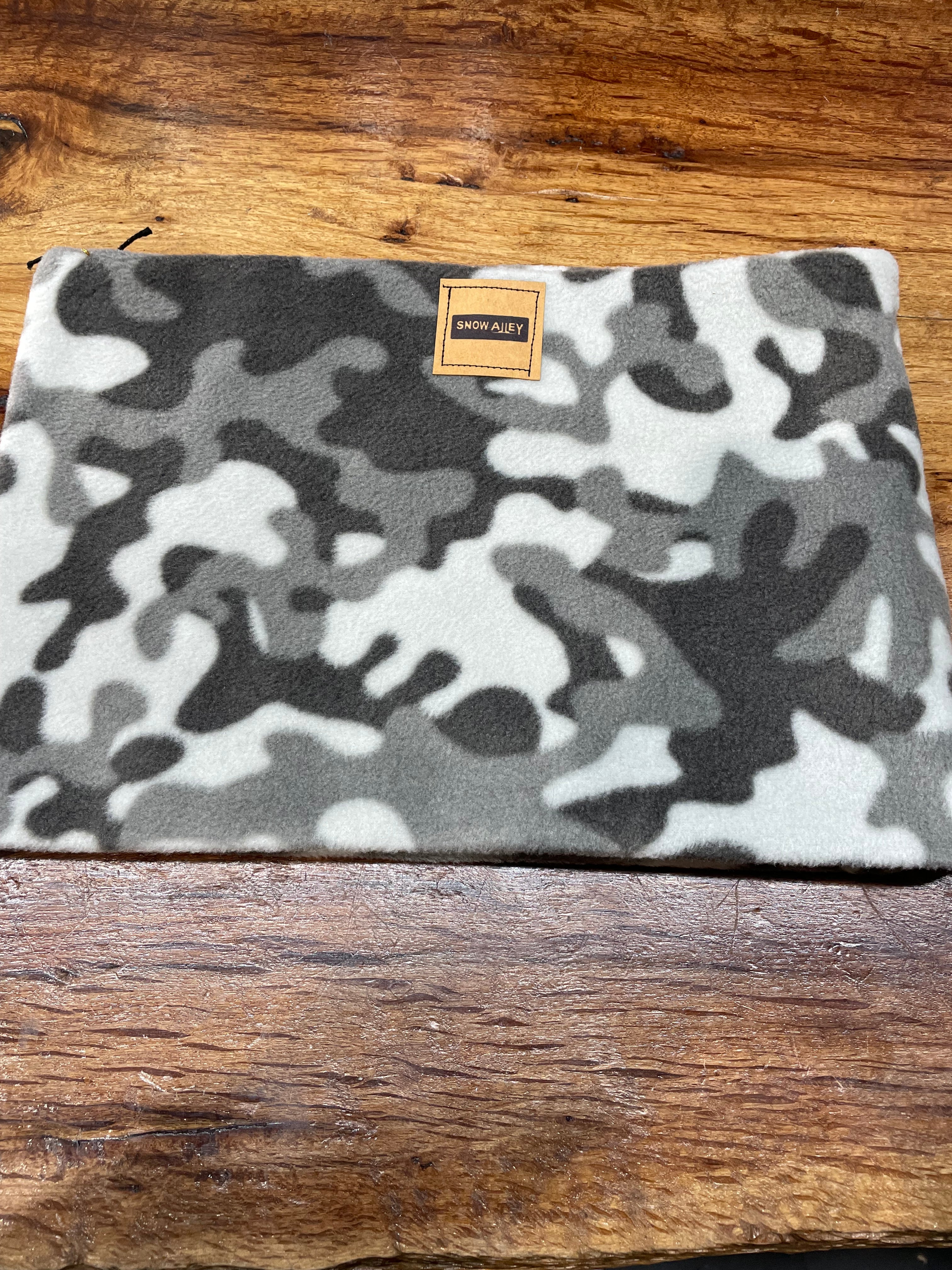 Neck Warmer Fleece- Handmade - Camouflage
