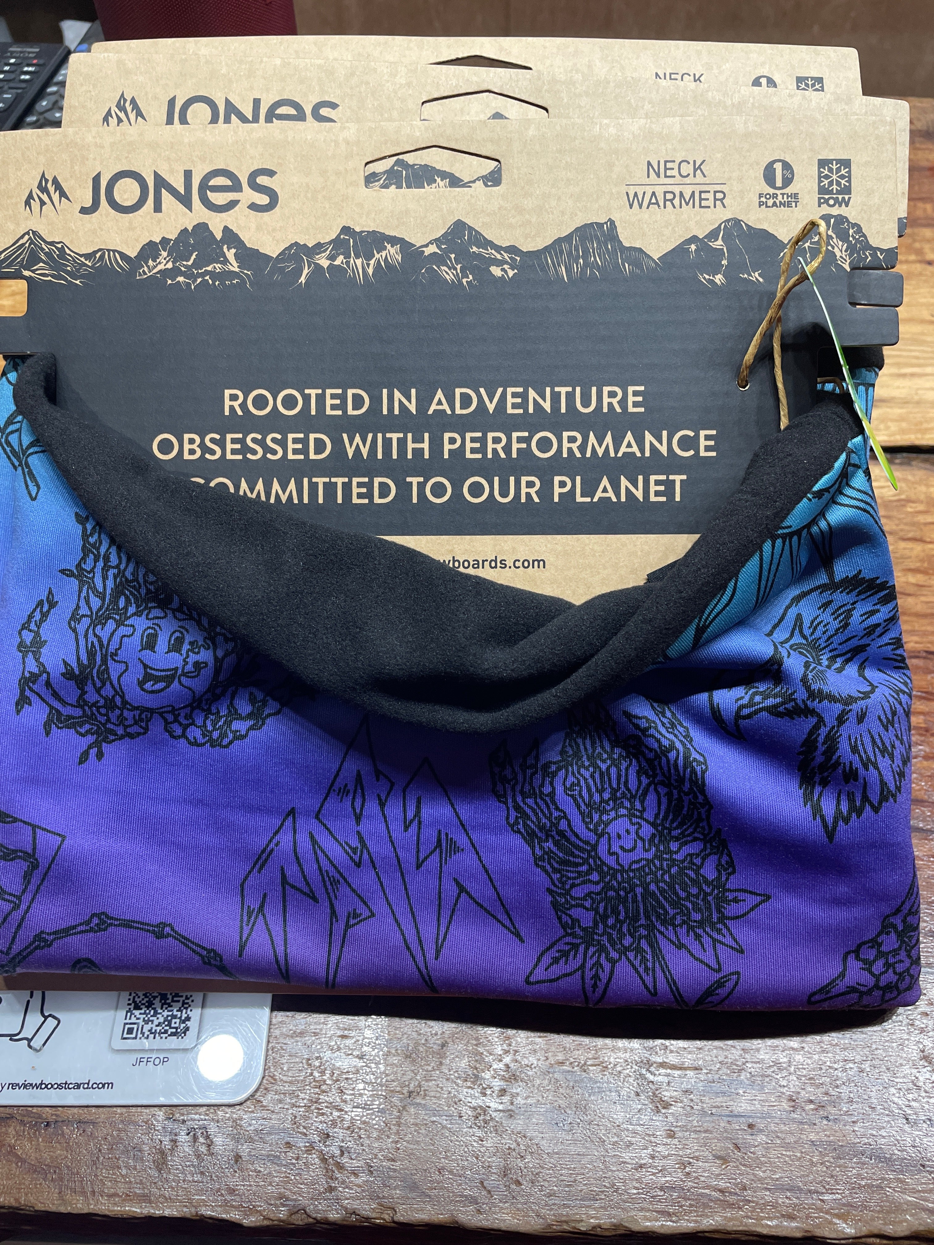 JONES Tweaker Icons Recycled Fleece Neckwarmer- Deep Purple