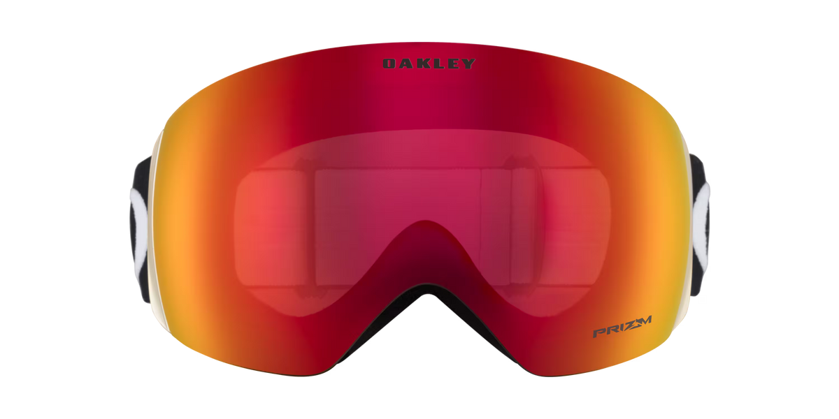 Oakley Flight Deck™ Large Snow Goggles- Matte Black W/ Prizm Snow Torch Red