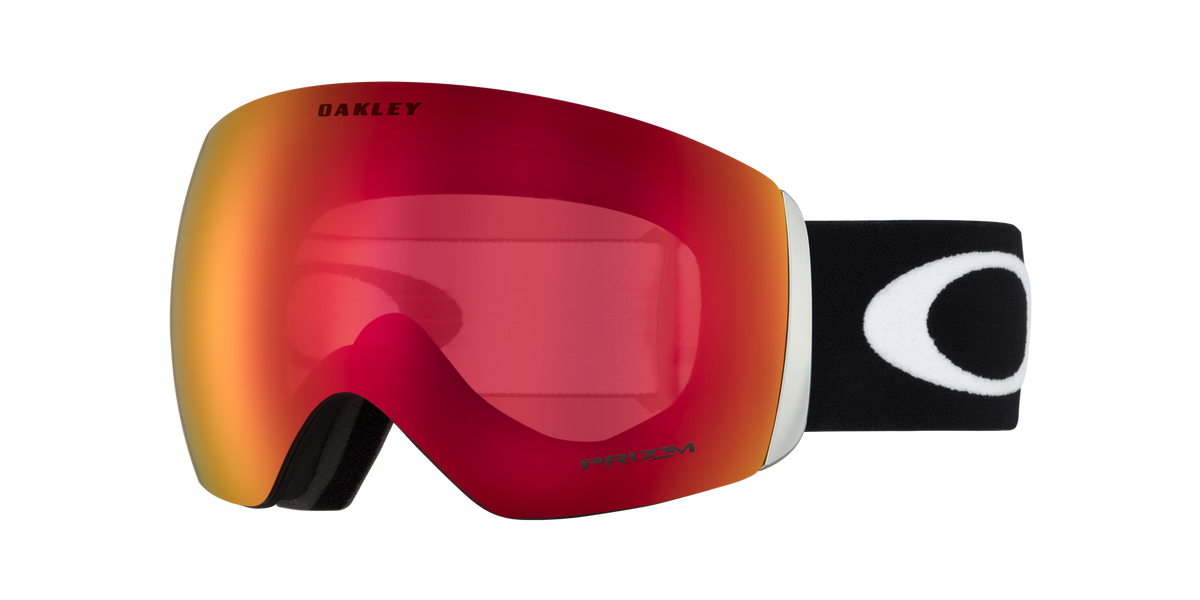 Oakley Flight Deck™ Large Snow Goggles- Matte Black W/ Prizm Snow Torch Red