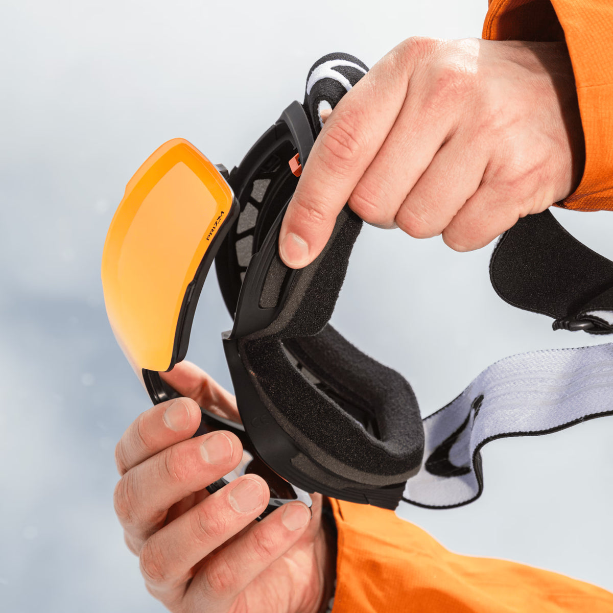 Oakley Line Miner™ Pro Large Snow Goggles W/ prizm snow sapphire iridium Lenses,  matte black Strap