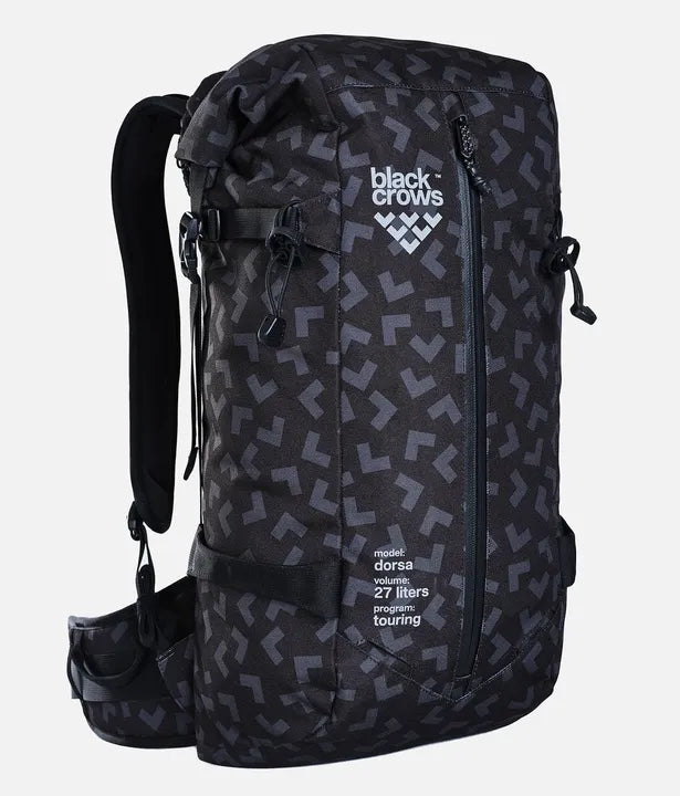 Snow Bag Mountaineering DORSA 27L, Black Crows