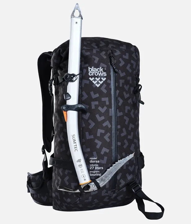 Snow Bag Mountaineering DORSA 27L, Black Crows