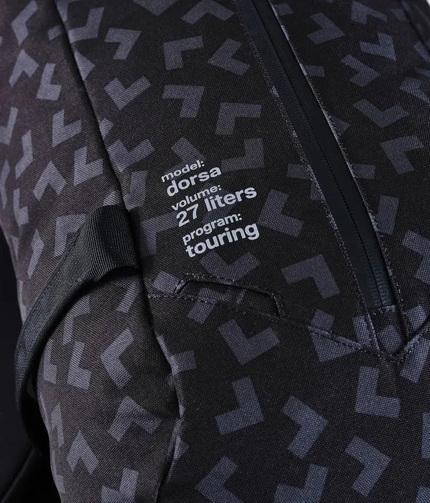 Snow Bag Mountaineering DORSA 27L, Black Crows