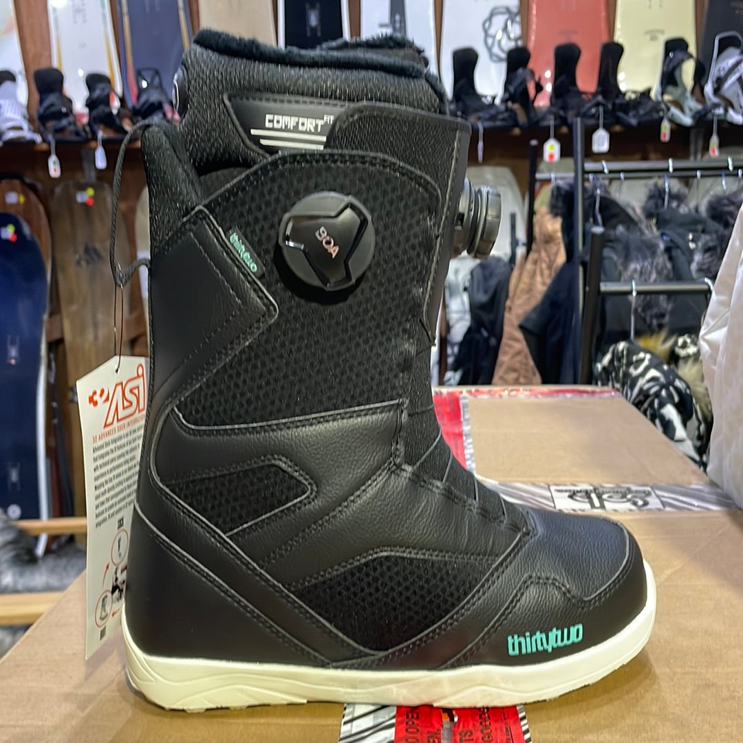 Snowboard Boots THIRTYTWO STW Double Boa, Womens- Black