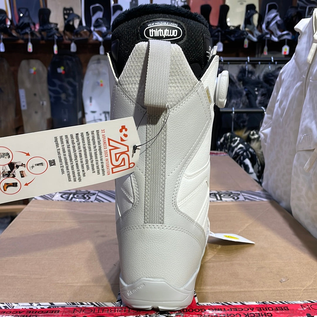 Snowboard Boots THIRTYTWO STW Double Boa, Womens-Grey & White